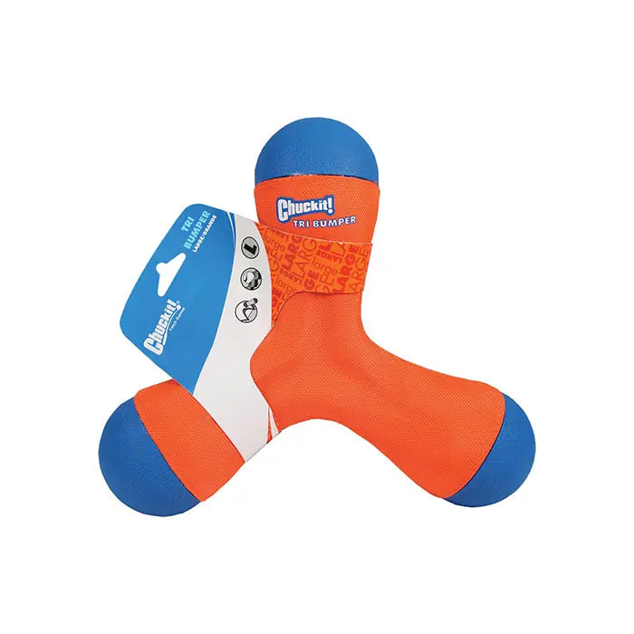 Chuckit Tri-Bumper Floating 3-Arm Dog Toy Large Size