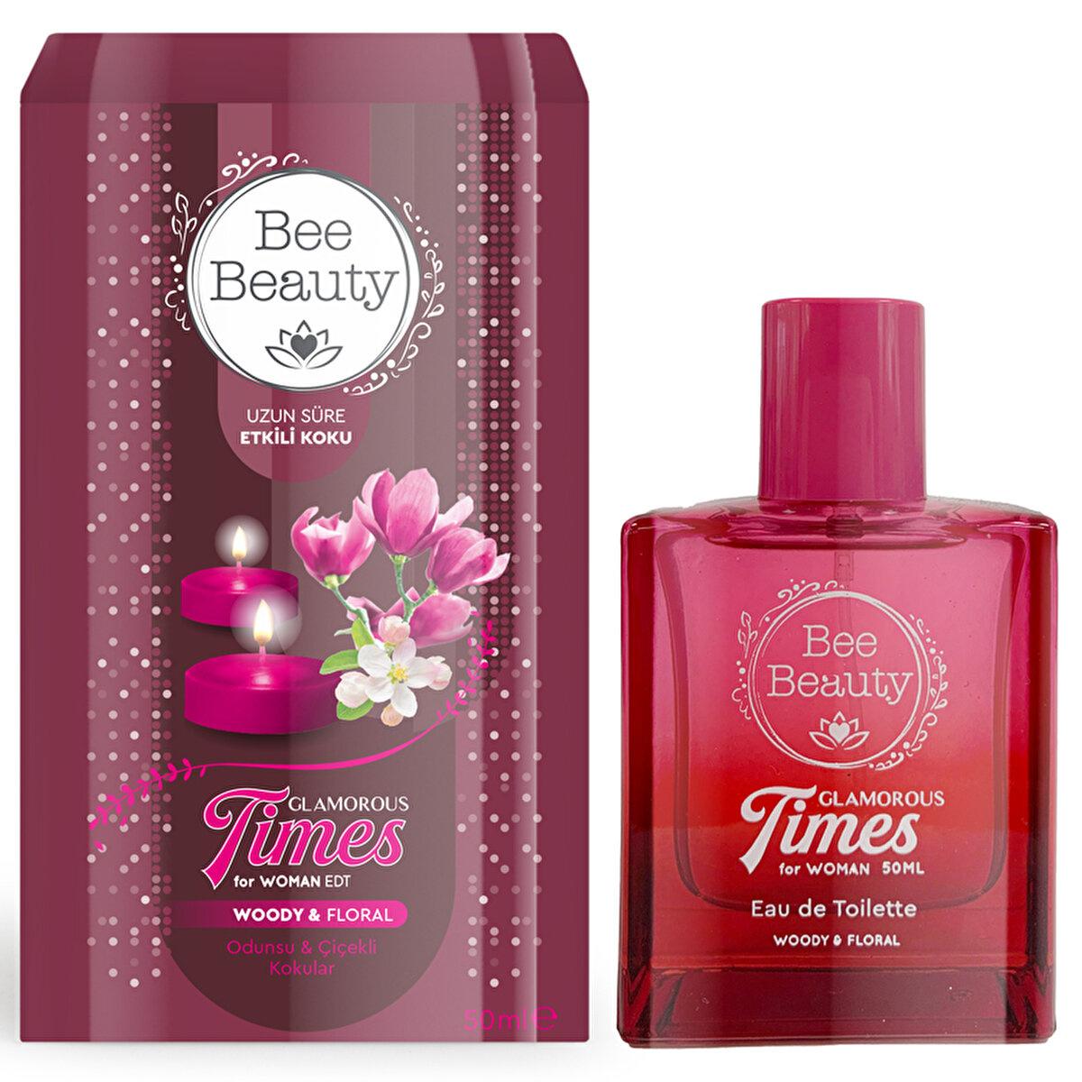 Bee Beauty Glamorous Times EDT Women's Perfume 50ml - Long Lasting Fragrance with Vanilla & Sandalwood Bee Beauty Glamorous EDT Perfume for Women women's perfume, EDT fragrance, vanilla scent, floral perfume, long-lasting fragrance, women's fragrance, perfume for women, floral scent, sophisticated perfume, elegant fragrance