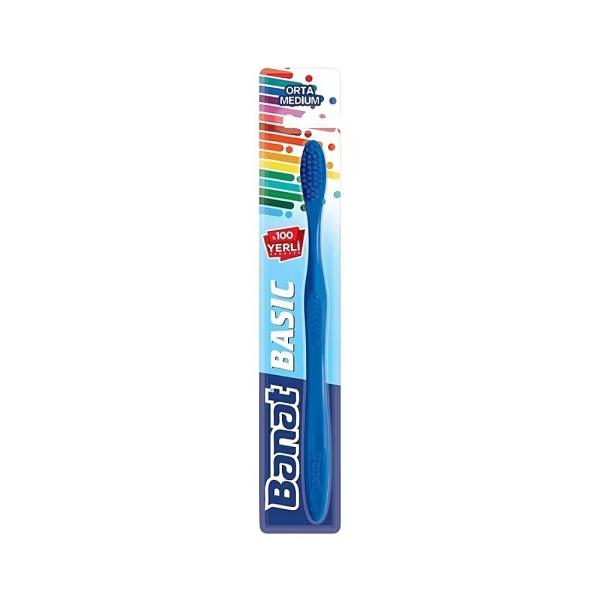 Banat Basic Medium Bristle Toothbrush for Daily Care