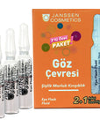 Janssen Cosmetics Anti-Wrinkle Eye Serum Ampoules - Anti-Aging Skincare with Peptide Complex & Hyaluronic Acid - Face Serum