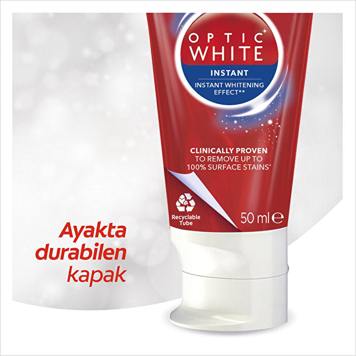 Colgate Optic White Instant White Toothpaste 50ml - Teeth Whitening - view 4