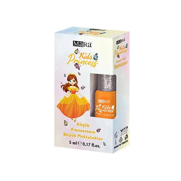 Mara Kids Water-Based Nail Polish for Children - Non-Toxic, Easy Remove, Acetone-Free Orange Color Mara Kids Non-Toxic Water-Based Nail Polish for Kids water-based nail polish, kids nail polish, non-toxic nail polish, easy remove nail polish, acetone-free nail polish, children's beauty products, kids cosmetics, safe nail care, nail art for kids, orange nail polish, Mara Kids products