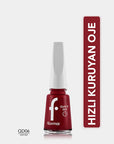 Flormar Quick Dry Nail Polish - Highly Pigmented, Long Lasting, 60-Second Drying Time Flormar Quick Dry Nail Polish - 60 sec Drying, Long Lasting Quick Dry Nail Polish, Flormar Nail Polish, Highly Pigmented Nail Color, Long Lasting Nail Polish, Nail Care Products, Cosmetic Products, Beauty Essentials, Nail Polish, Fast Drying Nail Polish, Vibrant Nail Colors