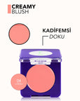 Flormar Metaglam Matte Creamy Compact Blush 10g