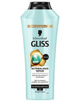 Gliss Nutribalance Repair Shampoo 13.5oz - Strengthening Formula | Salon Quality - Shampoo