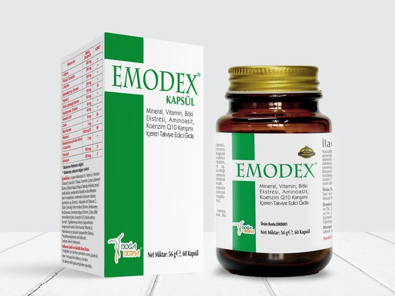 DoğaDerma Emodex Dietary Supplement - 60 Capsules for Nutritional Support & Antioxidant Benefits Emodex Dietary Supplement - 60 Capsules for Nutritional Support Dietary Supplement, Natural Health Product, Emodex, Nutritional Support, Antioxidant Supplement, Health Conscious, Natural Dietary Supplements, Antioxidant Properties, Nutritional Intake, Health Supplements, Wellness Products, Dietary Support, Supplement Capsules, Health and Wellness, Nutrition, Dietary Health
