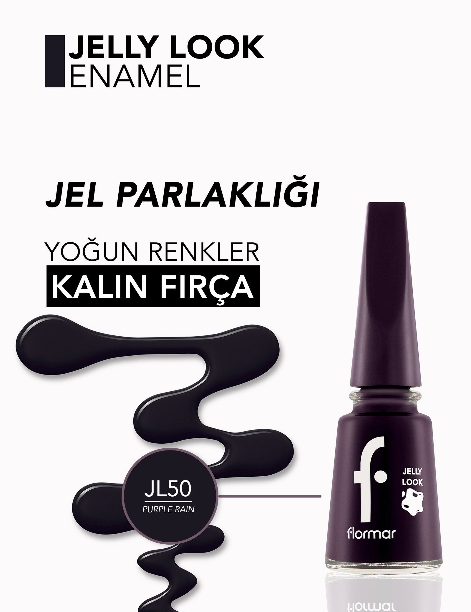Flormar Jelly Look High-Shine Gel Nail Polish 11ml