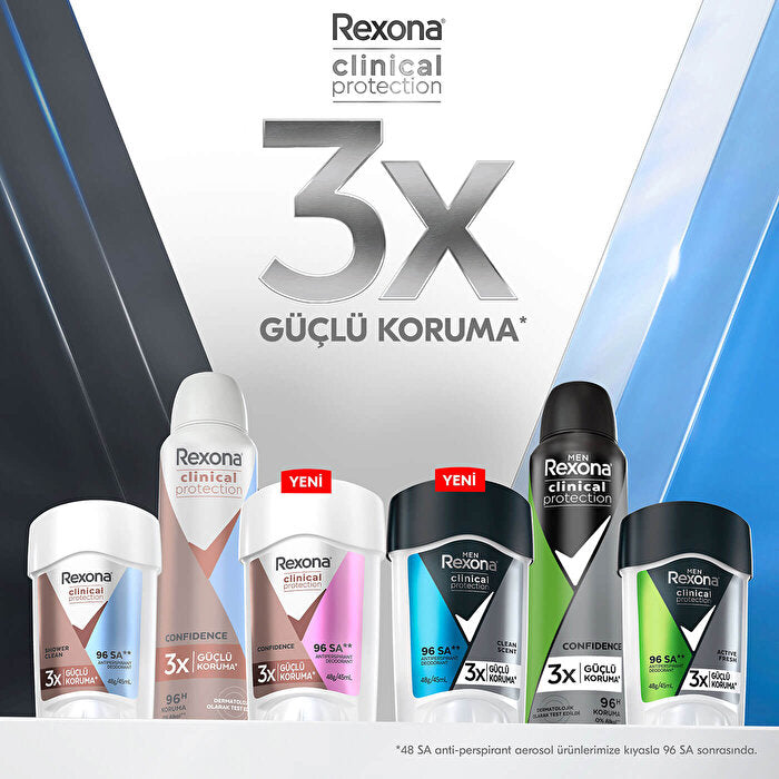Rexona Men Clinical Protection Stick Deodorant Clean Scent - 45ml - view 8