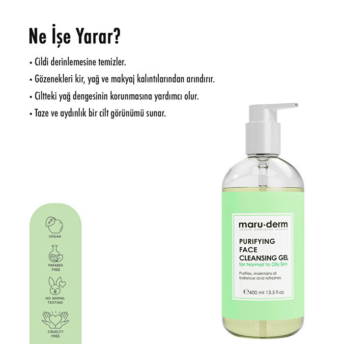 Maruderm Salicylic Acid BHA Cleanser 400ml - Deep Cleansing Gel | Gentle Formula - view 3
