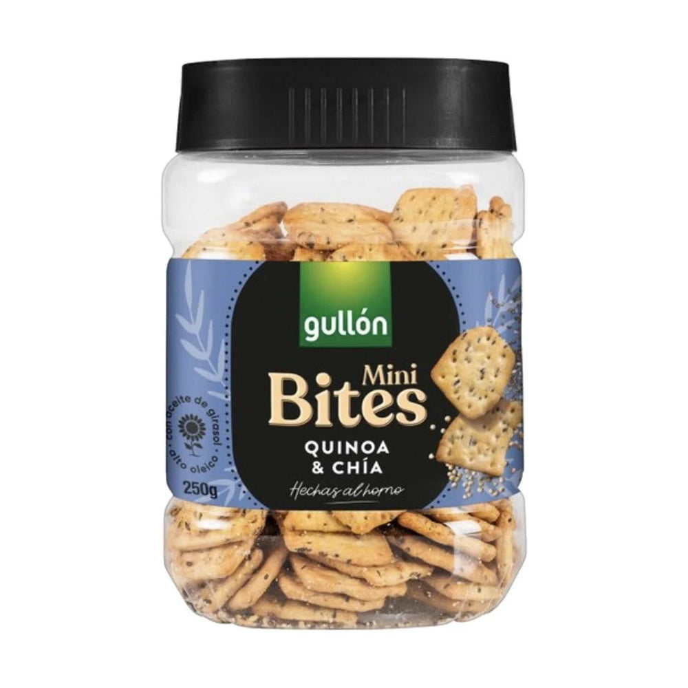 Gullon Quinoa & Chia Seed Mini Crackers Crunchy Snack 250g