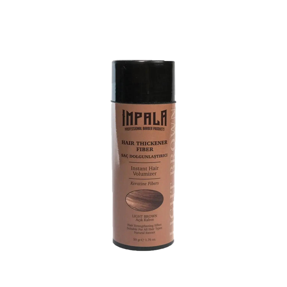 İmpala Hair Thickening Powder - Instant Volume & Confidence Boost, Açık Kahve (Light Brown), 50g İmpala Hair Thickening Powder - Instant Volume & Confidence hair thickening powder, saç dolgunlaştırıcı toz, açık kahve saç tozu, hair volumizing powder, instant hair thickener, hair care, thinning hair, hair loss, confidence boost, beauty products, cosmetic powder