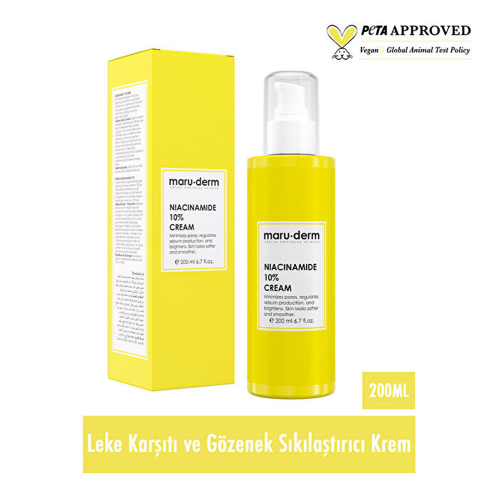 Maruderm Niacinamide 10% Skin Brightening & Pore Tightening Cream | 200 ml - image 6