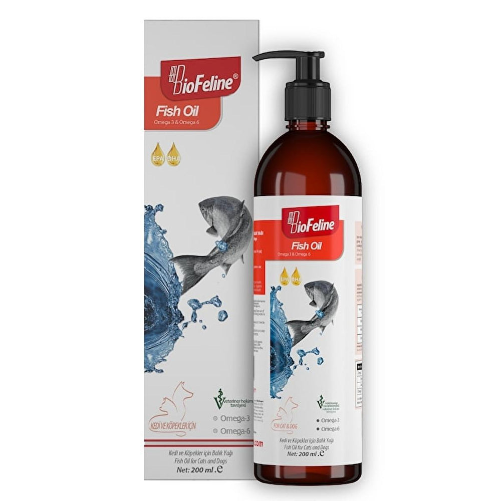 Biofeline Omega-3 Fish Oil for Cats and Dogs - 200ml Pet Dietary Supplement - view 2