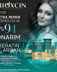 Bioxcin Keratin & Argan Hair Care Oil - Nourishing, Repairing, and Moisturizing for Damaged Hair - Hair Mask