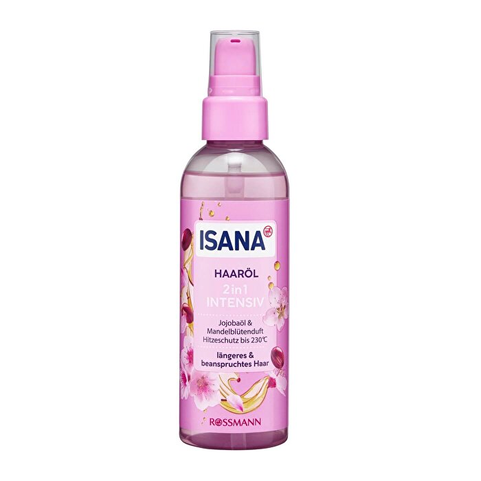 Isana Hair Care Oil for Long & Damaged Hair - 3.4 fl oz | Intensive Formula - Hair Care