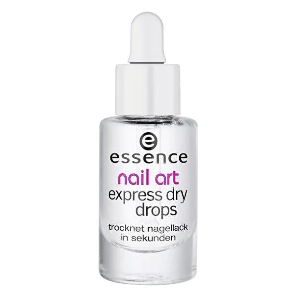 Essence Nail Art Express: Fast Dry Nail Polish Drying Drops - Vitamin E, Smudge-Proof, Alcohol & Paraben Free - Quick Dry for Perfect Manicures Essence Nail Polish Drying Drops - Fast Dry, Smudge-Proof nail polish drying drops, fast dry nail polish, quick dry nail polish, vitamin E nail care, alcohol free nail polish dryer, paraben free nail polish dryer, smudge proof nail polish, essence nail polish, nail care, manicure, nail art, drying drops, fast drying, smudge-proof, vitamin E, alcohol-free, paraben-fr