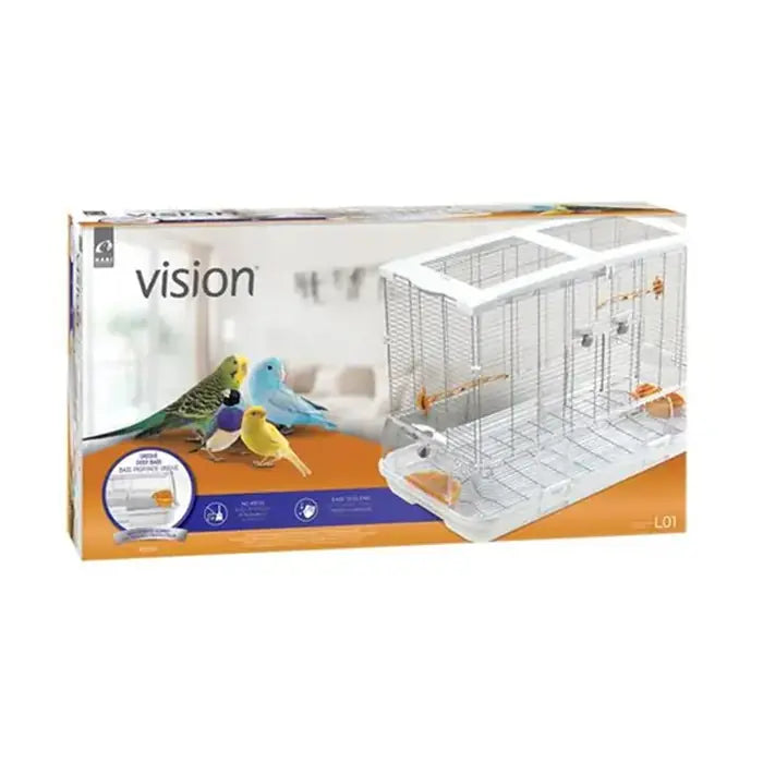 Hagen Vision Model L01 Bird Cage Easy-Clean Habitat 75x38x55cm