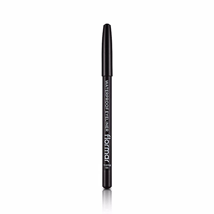Flormar Waterproof Matte Eyeliner 101 Black Ice - Intense Pigment - Eyeliner