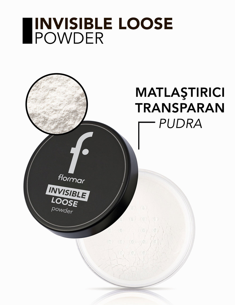Flormar Invisible Loose Powder Matte Setting Powder