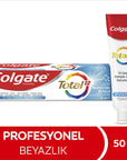 Colgate Total Profesyonel Beyazlık Beyazlatıcı Diş Macunu - Advanced Whitening Toothpaste for Sensitive Teeth Colgate Total Whitening Toothpaste for Sensitive Teeth Colgate Total, Whitening toothpaste, Oral care with Zinc and Arginine, Sensitive teeth toothpaste, Anti-plaque and tartar toothpaste, Advanced whitening formula, Long-lasting protection, Oral hygiene, Toothpaste for sensitive teeth, Professional whitening toothpaste, Colgate oral care, Zinc toothpaste, Arginine toothpaste