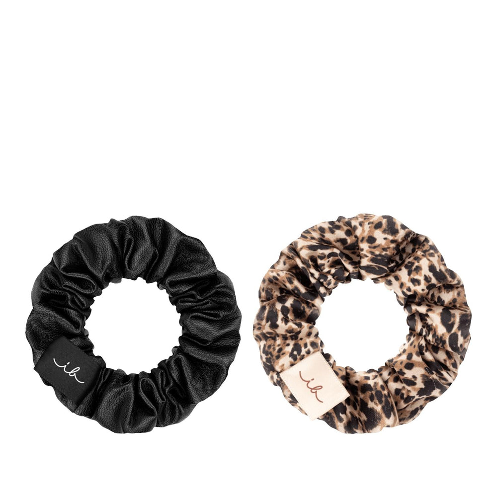 Invisibobble Sprunchie Slim Premium Leo is The New Black Hair Accessory - Stylish & Durable Hair Tie - Hair Accessories