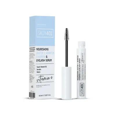 Skin401 Nourishing Biotin + Creatine Eyebrow & Eyelash Serum - Strengthens & Conditions Brows & Lashes - Eyebrow Pencil