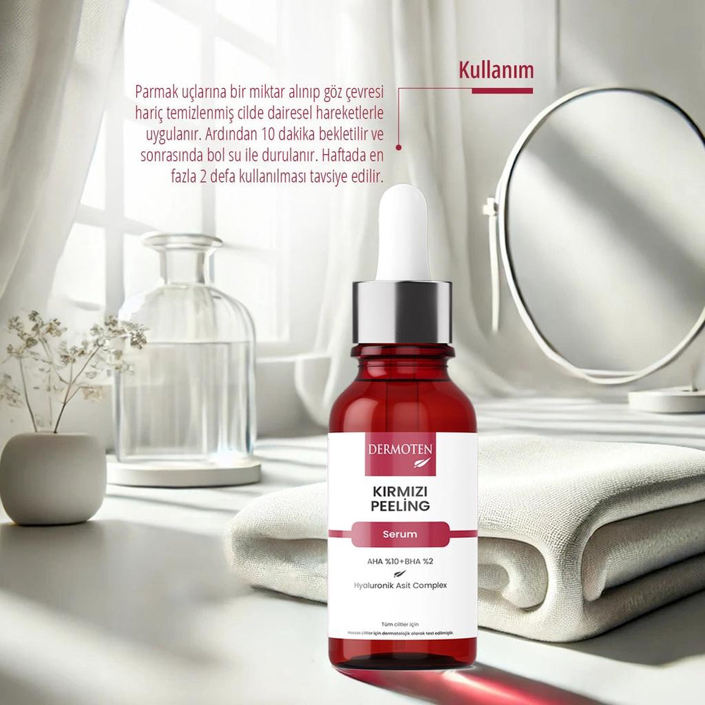 Dermoten Purifying Red Peeling Serum with AHA & BHA 30 ml