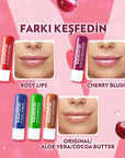 Vaseline Cherry Blush Lip Care - 48 Hour Moisturizing Lip Balm with Shea Butter for Dry, Chapped Lips - view 5