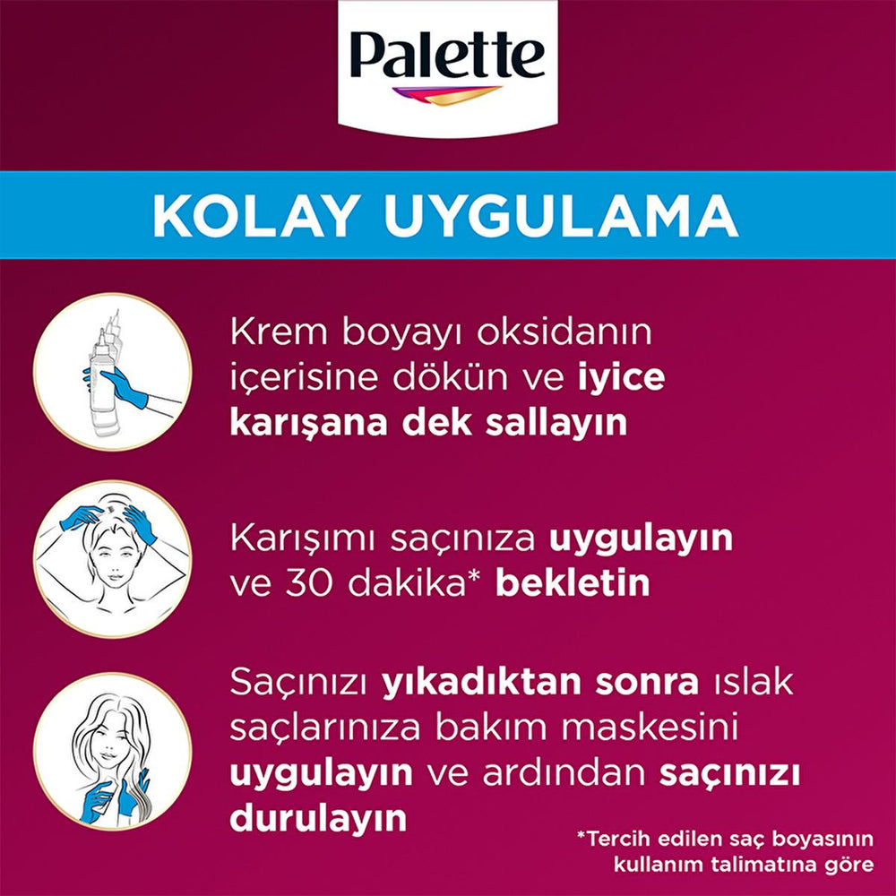 Palette Deluxe Hair Dye - Intense, Long-Lasting Color with Nourishing Properties - view 2