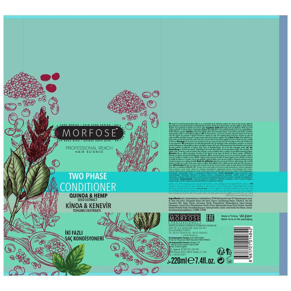 Morfose Quinoa & Hemp Dual Phase Conditioner Spray 220 ml