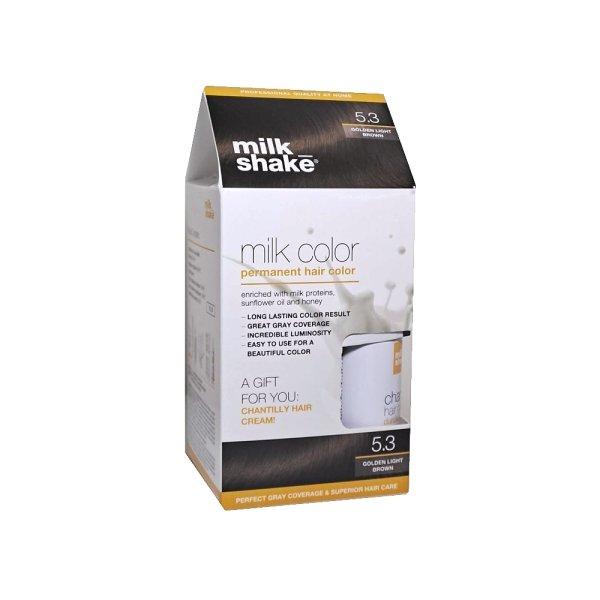 Milk Shake 5.3 Light Golden Chestnut Hair Color Set 50 ml