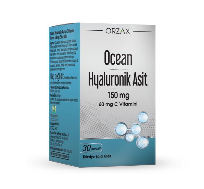 Orzax Ocean Hyaluronic Acid 150 mg - 30 Capsules - image 3