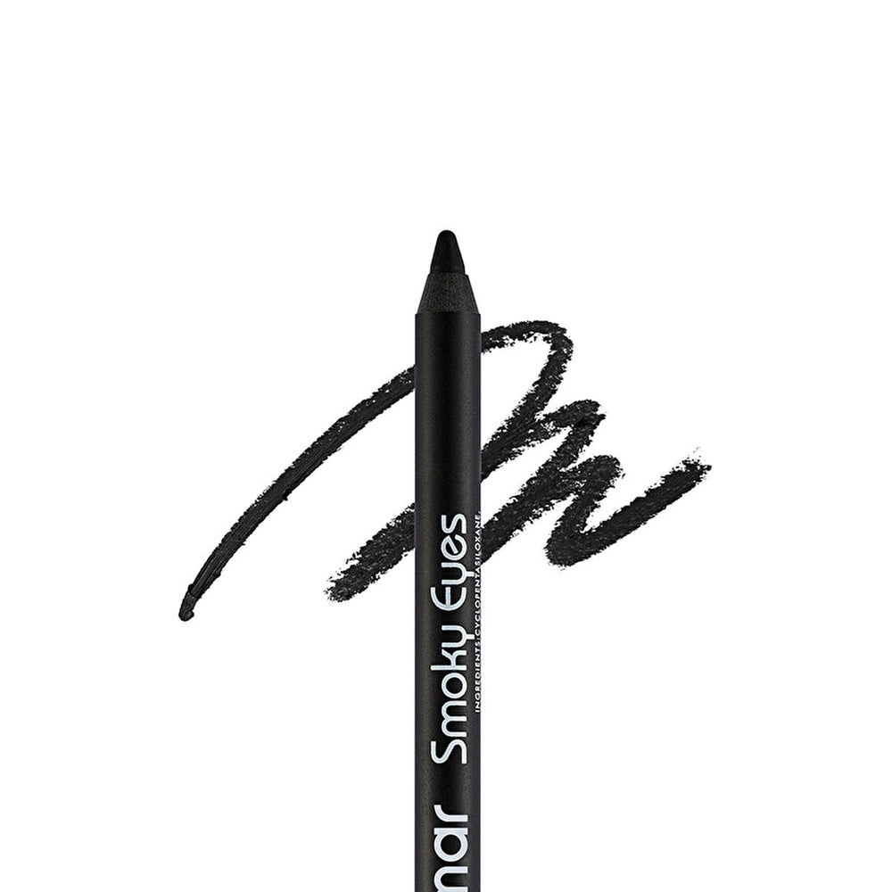 Flormar Smoky Eyes Carbon Black Waterproof Eyeliner - Rich Pigmentation for Stunning Eye Makeup | Ideal for Women - view 2