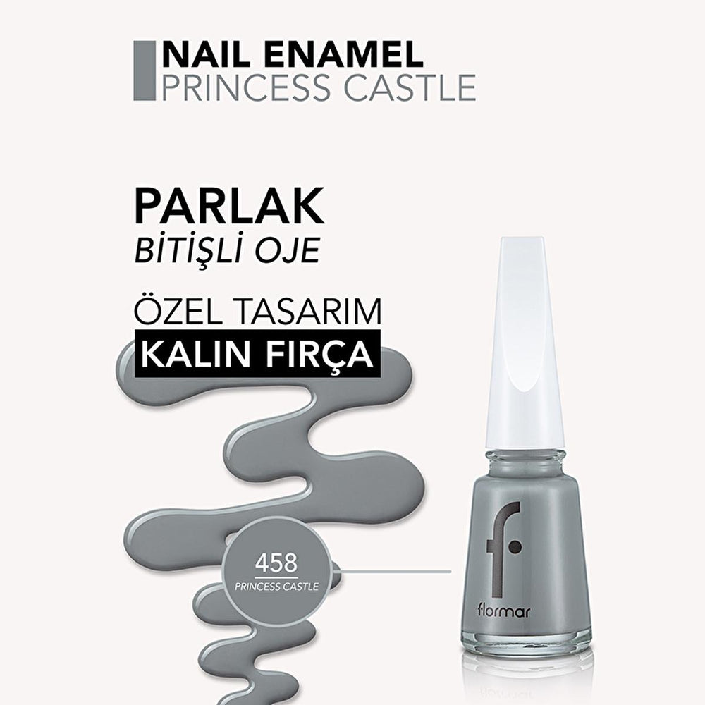Flormar Nail Enamel - Long-Lasting Nail Polish with Nourishing Ingredients for Healthy Nails - view 3