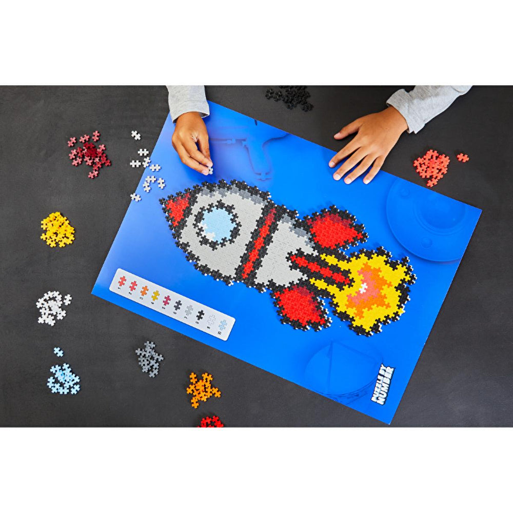 Plus Plus - 500 Piece Rocket Puzzle Toy for Kids - Educational Puzzle Game Enhancing Creativity and Problem-Solving - view 3