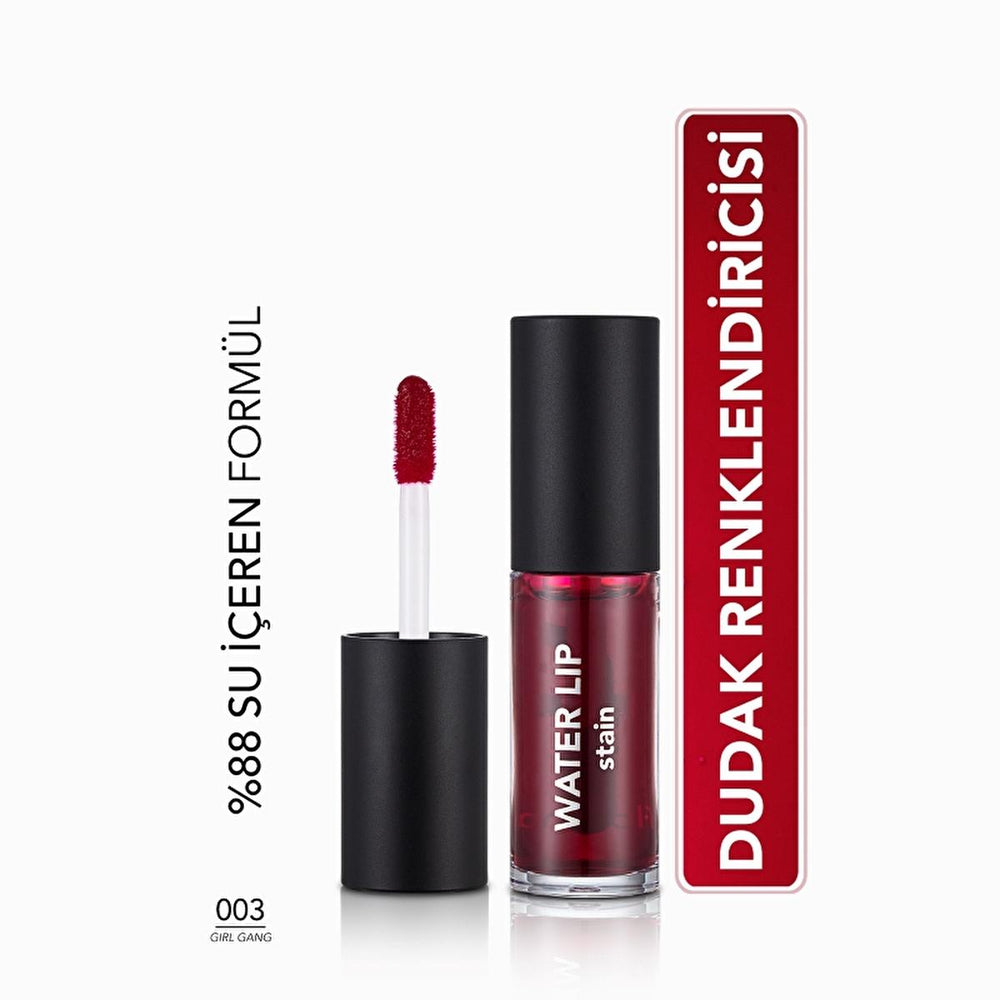 Flormar Water Lip Stain - Long-Lasting Matte Lip and Cheek Tint for Vibrant Color Flormar Water Lip Stain - Long-Lasting Matte Lip Tint water lip stain, matte lip tint, long-lasting lip color, multi-use makeup product, Flormar Water Lip Stain, lip and cheek tint, vibrant color, nourishing ingredients, pomegranate extract, strawberry extract, sponge-tipped applicator, transfer-proof, smudge-resistant, daily wear, special occasions, makeup essentials, beauty products, cosmetics