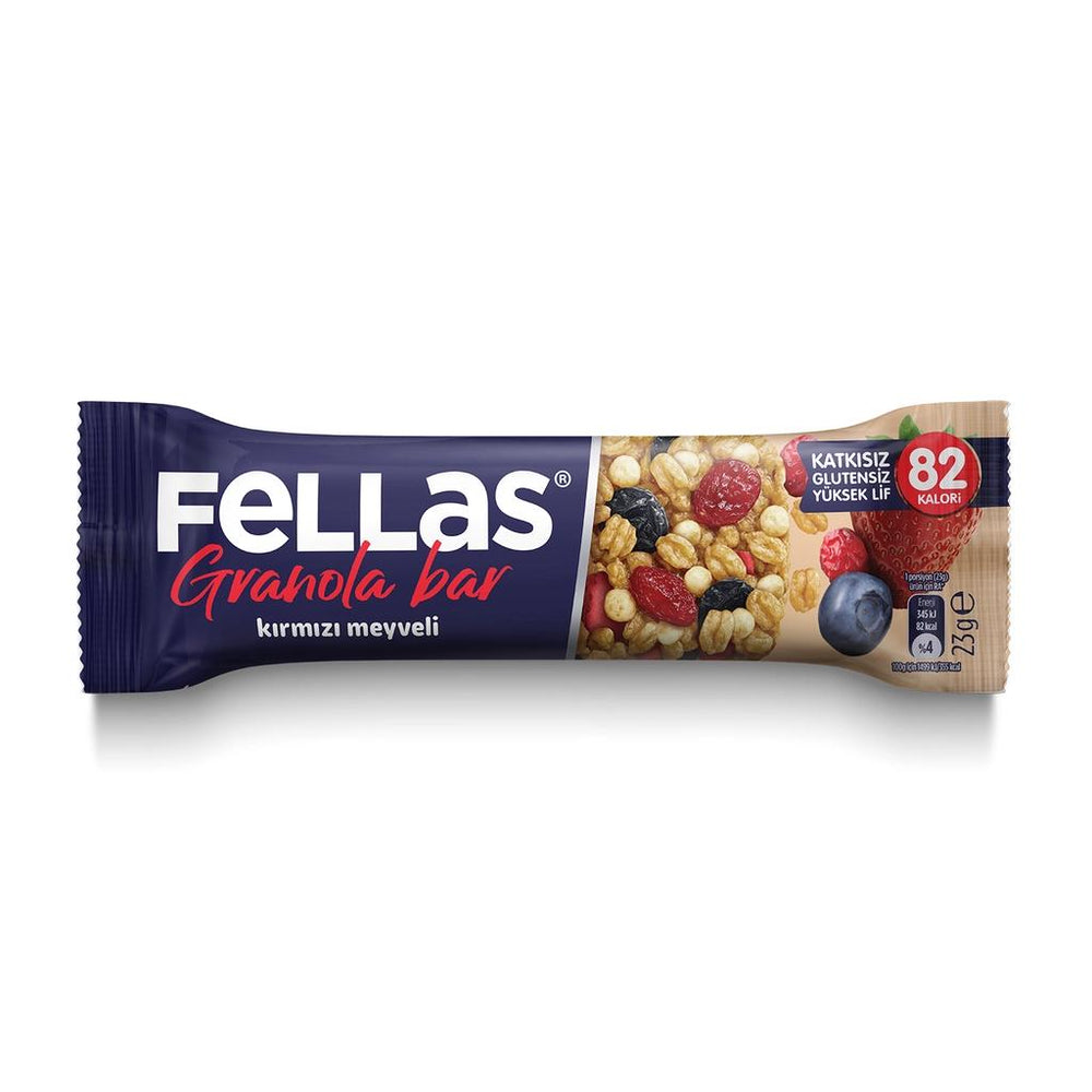 Fellas Red Berry Granola Bar with Oats 23g