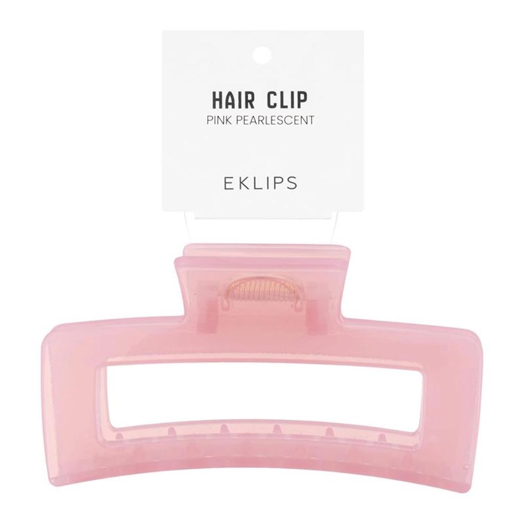Eklips Premium Rectangular Pink Pearl Claw Clip