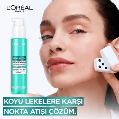 loreal paris bright reveal spot fading cleanser bottle, loreal paris bright reveal cleanser application L'Oréal Paris Bright Reveal Spot Fading Cleanser - 150 ml L'Oréal Paris Bright Reveal Cleanser | 150 ml loreal-paris, bright-reveal, spot-fading-cleanser, sensitive-skin, acne-prone, niacinamide, salicylic-acid, facial-cleanser, skincare, ai-generated