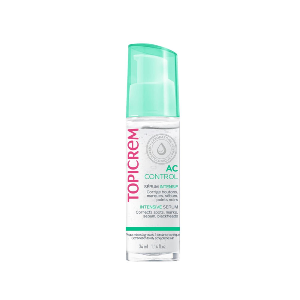 Topicrem AC Control Serum: Intensive Acne & Blemish Treatment | Facial Serum for Acne-Prone Skin, 34ml Topicrem AC Control Serum | Acne Treatment | Facial Serum AC Control Serum, Topicrem serum, Acne treatment, Blemish control, Facial serum for acne, Intensive acne serum, Skin imperfection serum, Acne prone skin care, acne serum, facial serum, skin serum, blemish serum, acne treatment, spot treatment, skincare, oily skin, combination skin, acne-prone skin, blemishes, imperfections, intensive treatment, derm