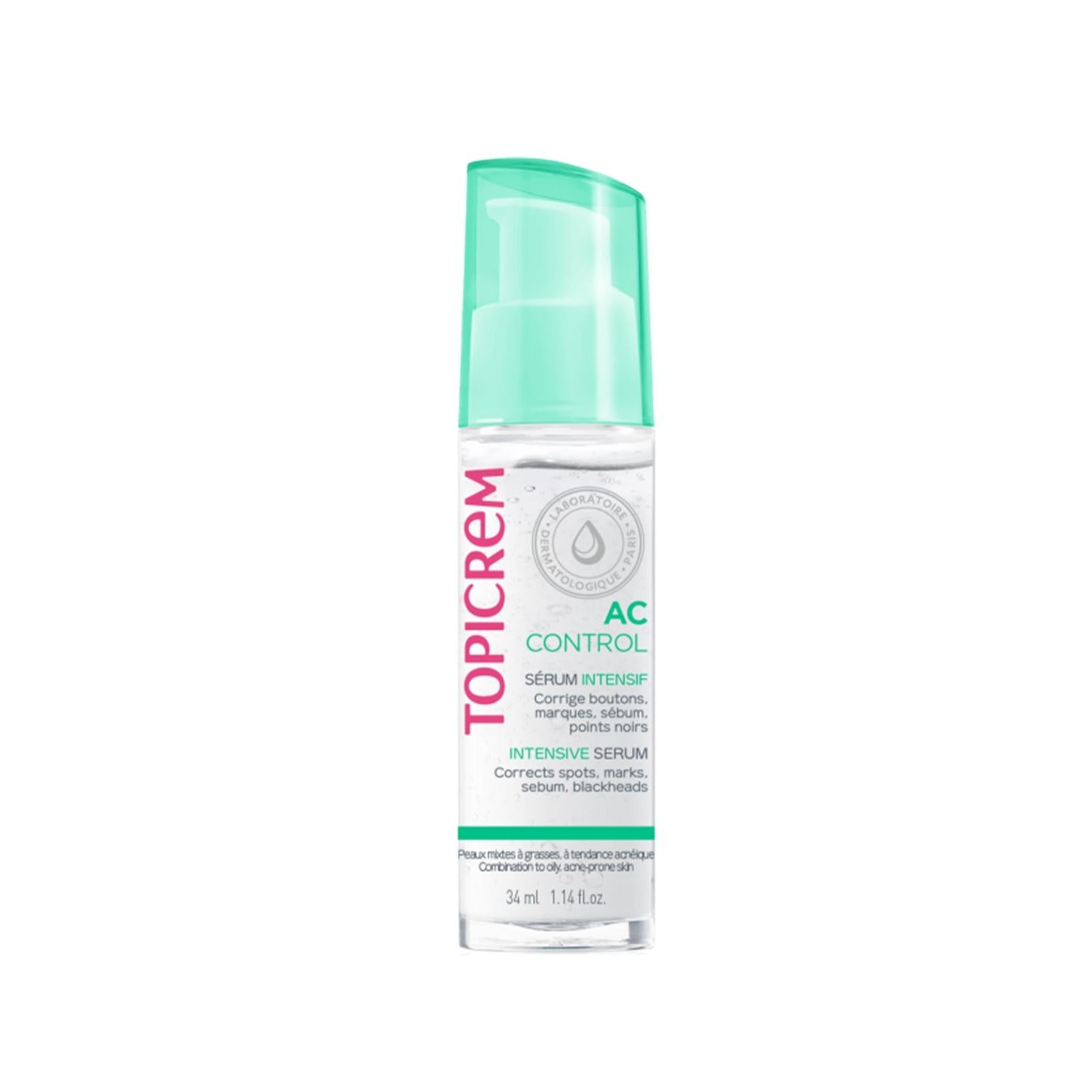 Topicrem AC Control Serum: Intensive Acne & Blemish Treatment | Facial Serum for Acne-Prone Skin, 34ml Topicrem AC Control Serum | Acne Treatment | Facial Serum AC Control Serum, Topicrem serum, Acne treatment, Blemish control, Facial serum for acne, Intensive acne serum, Skin imperfection serum, Acne prone skin care, acne serum, facial serum, skin serum, blemish serum, acne treatment, spot treatment, skincare, oily skin, combination skin, acne-prone skin, blemishes, imperfections, intensive treatment, derm