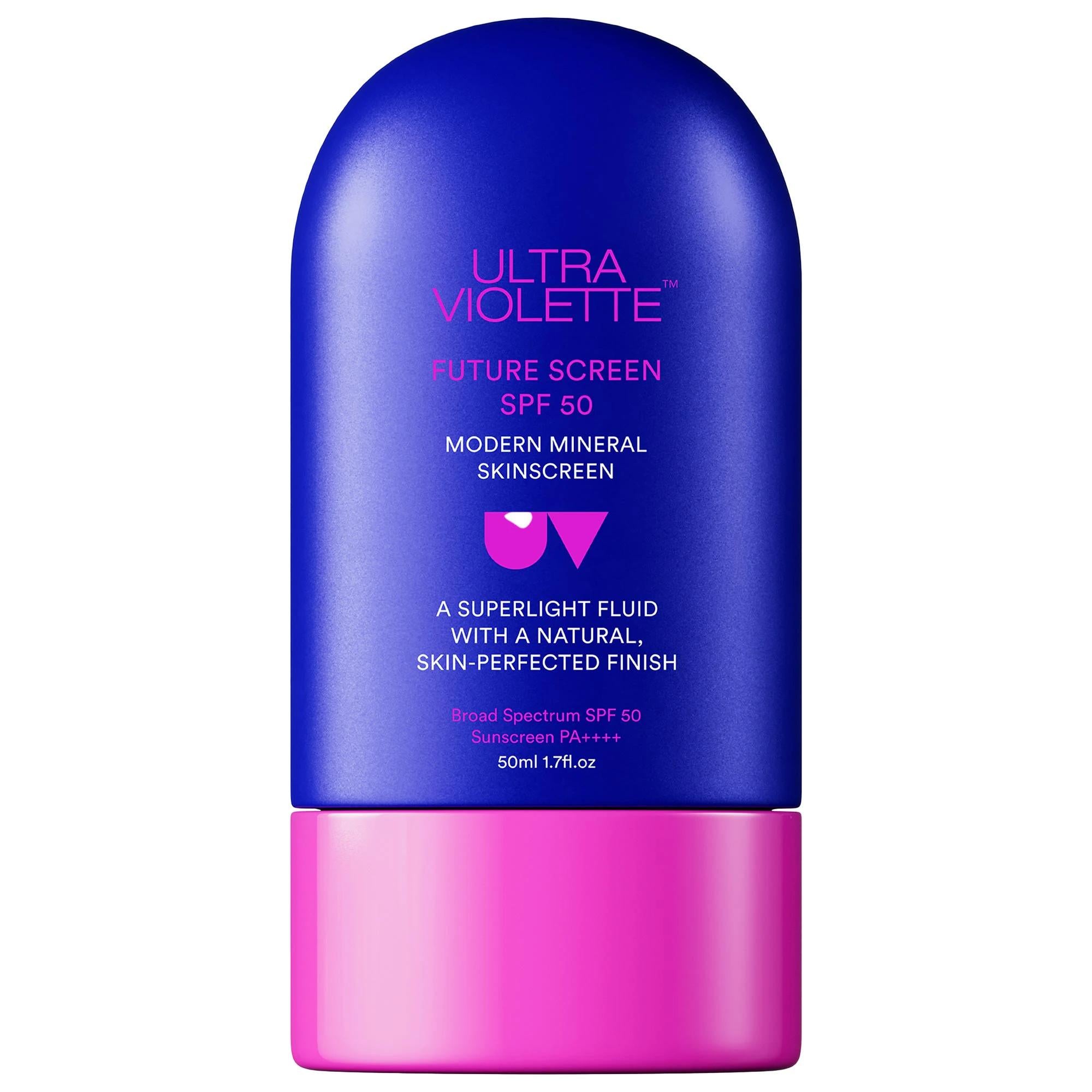 ULTRA VIOLETTE Future Screen SPF 50 Mineral Facial Sunscreen Serum - Fragrance-Free, Non-Comedogenic, Broad-Spectrum Protection for Sensitive Skin ULTRA VIOLETTE SPF 50 Mineral Facial Sunscreen Serum mineral facial sunscreen, SPF 50 sunscreen serum, fragrance-free sunscreen, non-comedogenic sunscreen, sensitive skin sunscreen, vegan sunscreen, gluten-free sunscreen, cruelty-free sunscreen, facial sunscreen, broad-spectrum sunscreen, daily sun protection, skin care for sensitive skin, non-greasy sunscreen, h