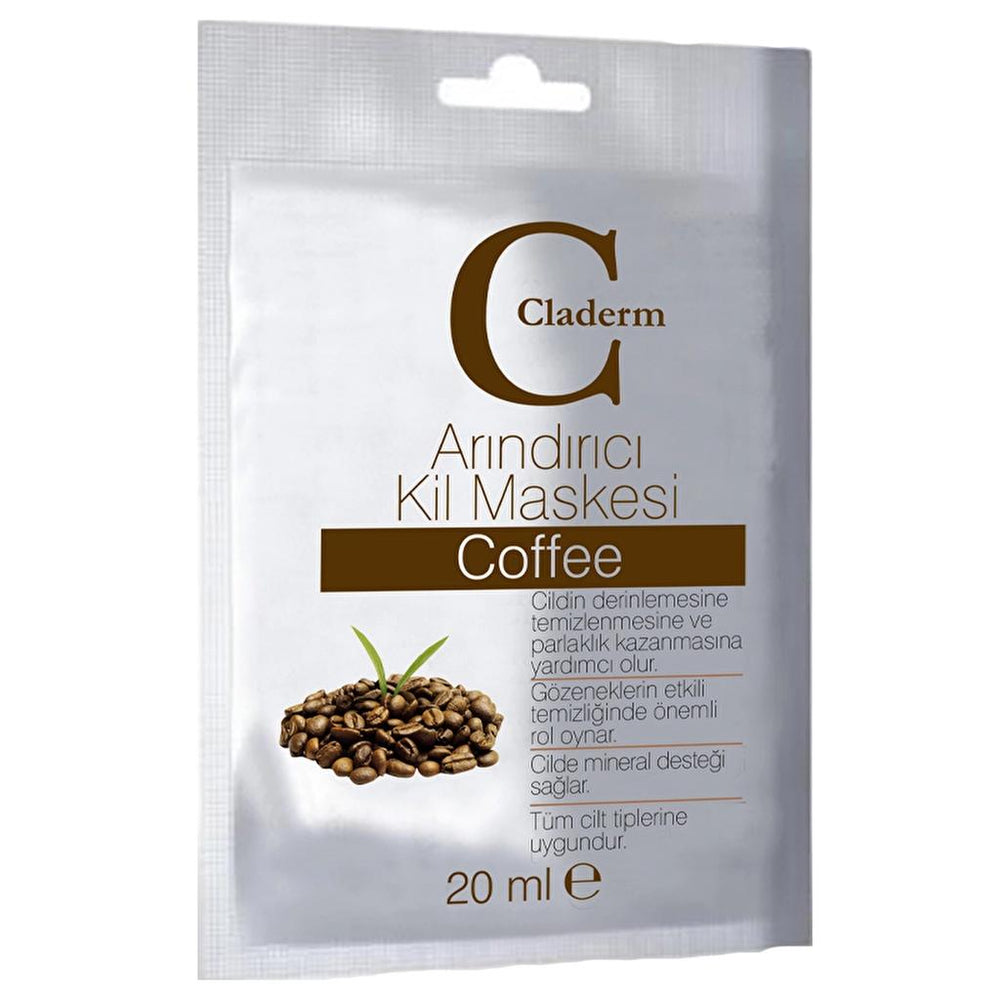 Claderm Purifying Clay Mask with Coffee 20 ml