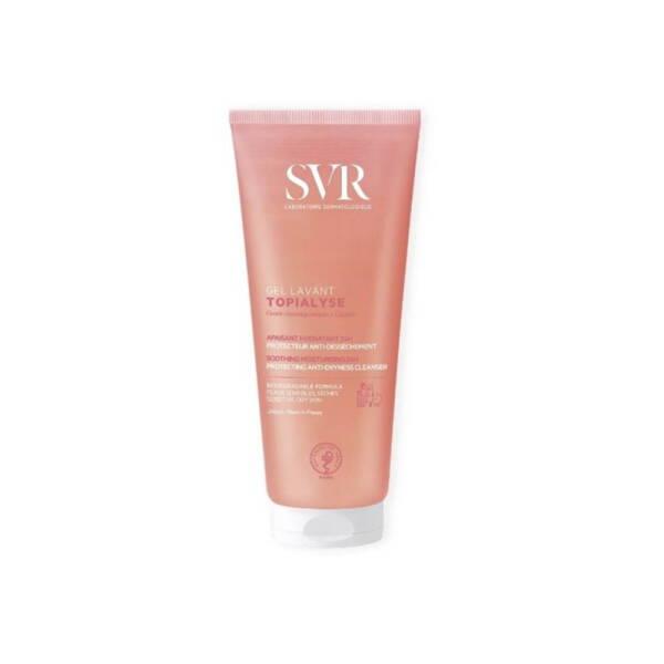 SVR Topialyse Gentle Cleansing Gel: Soap & Paraben-Free Body Wash for Sensitive, Dry & Itching Skin | Family-Friendly, Omega 3-6-9 Enriched, 200ml SVR Topialyse: Gentle Cleanser for Sensitive & Dry Skin sensitive skin cleanser, dry skin body wash, soap free body wash, paraben free body wash, baby body wash, gentle cleansing gel, Topialyse Gel Lavant, itching skin relief, omega 3 6 9 body wash, sensitive skin, dry skin, eczema, psoriasis, gentle cleanser, family body wash, baby shampoo, tear free, moisturizi