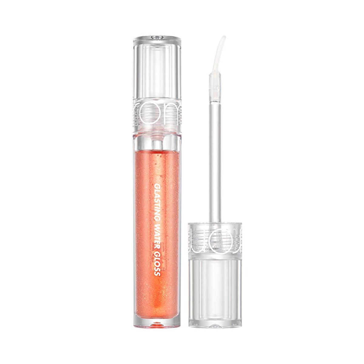 glasting water gloss lip gloss 01 sanho crush, rom&nd shimmering lip gloss tube rom&nd Glasting Water Gloss - 01 Sanho Crush, Sparkling Lip Gloss for Young Women rom&nd Glasting Water Gloss - Lip Gloss for Young Women rom&nd, glossy-lip-gloss, lip-care, makeup, young-women, shining-lips, sparkling-effect, hydrating-lip-gloss, makeup-enthusiasts, ai-generated