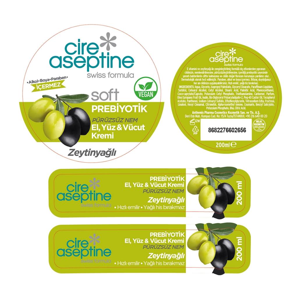 Cire Aseptine Soft Olive Oil Moisturizing Cream 200 ml