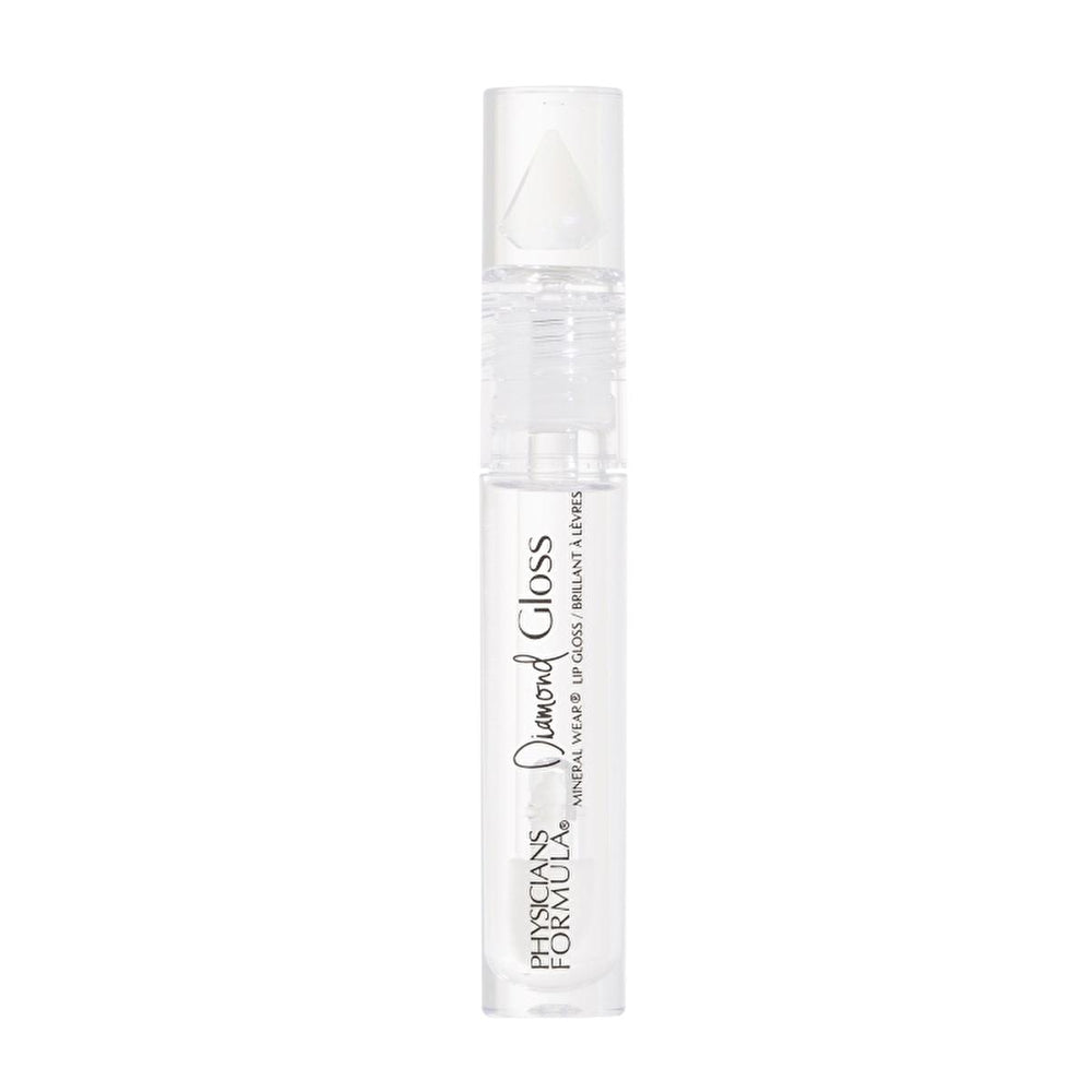 Physicians Formula Mineral Wear Diamond Lip Gloss - Crystal Clear, Moisturizing & Non-Sticky Lip Care - Lip Gloss