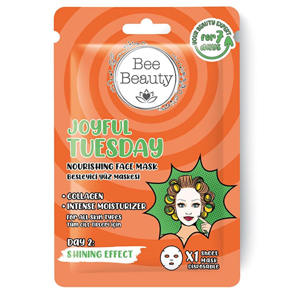 Bee Beauty Weekly Care Mask Set for Glowing Skin 7-Pack