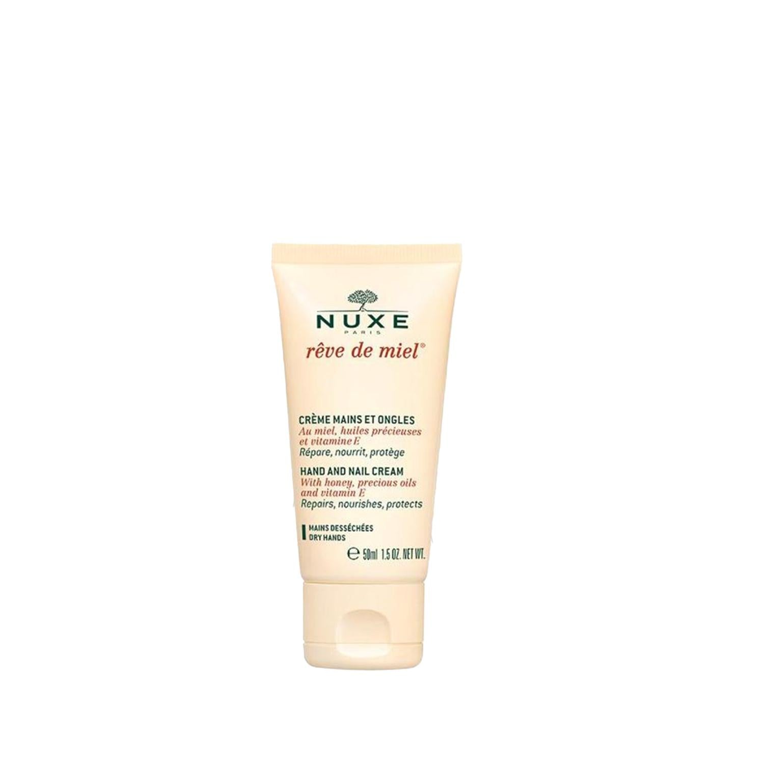 Nuxe Reve De Miel Hand and Nail Cream - 50ml - Moisturizing & Nourishing for Dry Hands & Nails Nuxe Reve De Miel Hand Cream - Moisturizing & Nourishing Nuxe Reve De Miel Hand Cream, Nuxe Hand and Nail Cream, Hand and Nail Moisturizer, Nuxe Reve De Miel 50 ml, Hand Cream for Dry Skin, Moisturizing Hand Cream, Nourishing Hand Cream, Dry Skin Care, Hand and Nail Care, Skincare, Cosmetics, Beauty Products, Gift Ideas, Self-Care, Hand Care, Nail Care