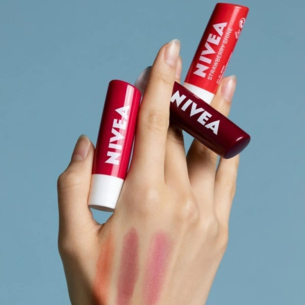 Nivea Nourishing Lip Care Balm with 24-hour Moisturization - Mineral Oil-Free Lip Balm - view 6